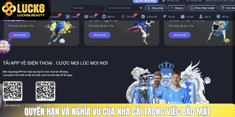 LUCK8 có quyền điều chỉnh hoặc cập nhật các nội dung trong chính sách bảo mật