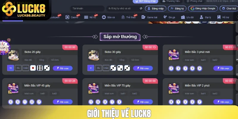 LUCK8 là một nhà cái có tiếng tại châu Á có trụ sở chính tại Philippines